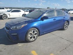 Salvage cars for sale from Copart Grand Prairie, TX: 2019 KIA Forte FE