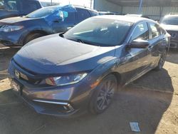 Honda salvage cars for sale: 2019 Honda Civic EX