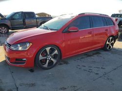 Volkswagen Golf salvage cars for sale: 2016 Volkswagen Golf Sportwagen S