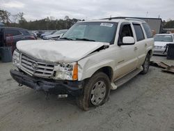 Cadillac Escalade salvage cars for sale: 2003 Cadillac Escalade Luxury