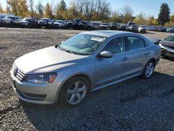 Volkswagen salvage cars for sale: 2012 Volkswagen Passat SE