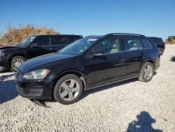 Volkswagen Golf salvage cars for sale: 2015 Volkswagen Golf Sportwagen TDI S