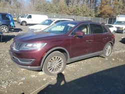 Lincoln salvage cars for sale: 2017 Lincoln MKX Select