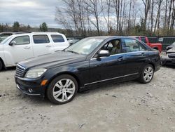 Mercedes-Benz c-Class salvage cars for sale: 2009 Mercedes-Benz C 300 4matic