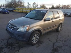 Honda crv salvage cars for sale: 2005 Honda CR-V EX