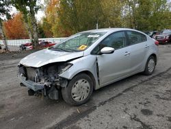 KIA Forte salvage cars for sale: 2016 KIA Forte LX