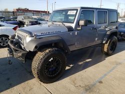 Jeep Wrangler salvage cars for sale: 2015 Jeep Wrangler Unlimited Rubicon