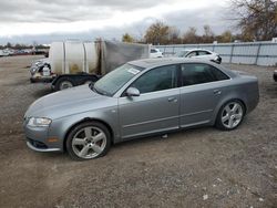 Audi salvage cars for sale: 2007 Audi A4 S-LINE 2.0T Quattro Turbo