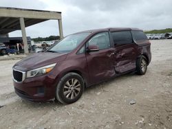 KIA Sedona lx salvage cars for sale: 2016 KIA Sedona LX