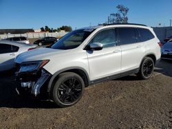 Honda Pilot salvage cars for sale: 2021 Honda Pilot Black