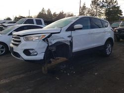 Salvage cars for sale from Copart Denver, CO: 2017 Ford Escape SE