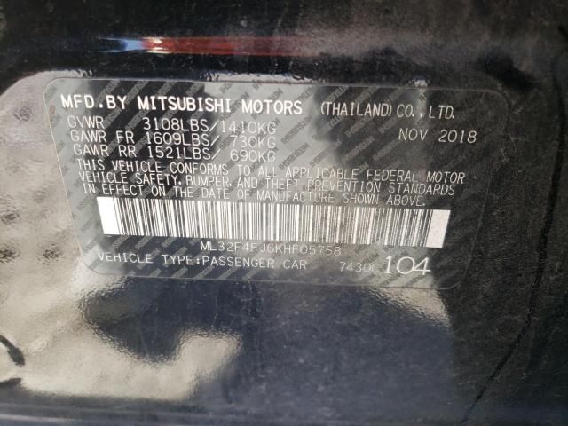 2019 Mitsubishi Mirage G4 SE