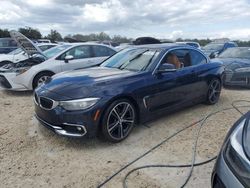 BMW 4 Series salvage cars for sale: 2018 BMW 430I