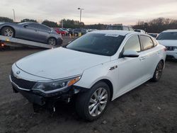 KIA salvage cars for sale: 2016 KIA Optima LX