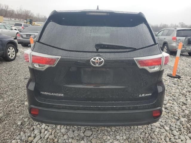 2016 Toyota Highlander LE