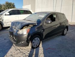 Mitsubishi Mirage salvage cars for sale: 2015 Mitsubishi Mirage DE