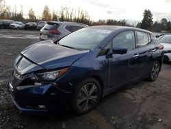 Salvage cars for sale from Copart Portland, OR: 2020 Nissan Leaf SL Plus