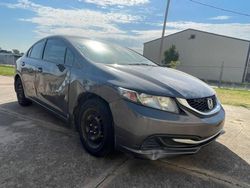 Honda Civic salvage cars for sale: 2013 Honda Civic LX