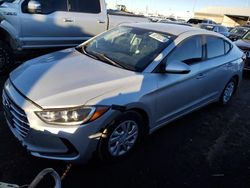 Hyundai salvage cars for sale: 2018 Hyundai Elantra SE