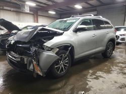 Toyota Highlander salvage cars for sale: 2019 Toyota Highlander SE