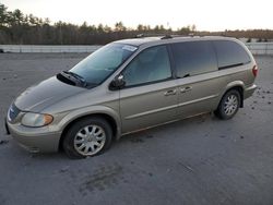 Chrysler Town & Country ex salvage cars for sale: 2002 Chrysler Town & Country EX