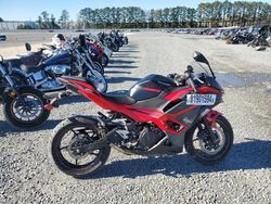 Salvage cars for sale from Copart Lumberton, NC: 2024 Kawasaki EX500