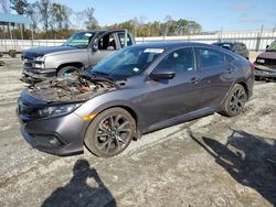 Honda salvage cars for sale: 2020 Honda Civic Sport