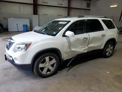 Salvage cars for sale from Copart Lufkin, TX: 2010 GMC Acadia SLT-1