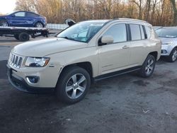 Jeep Compass salvage cars for sale: 2016 Jeep Compass Latitude