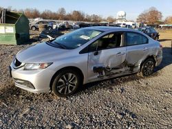 Honda Civic salvage cars for sale: 2015 Honda Civic EX