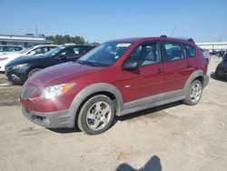 Pontiac Vibe salvage cars for sale: 2006 Pontiac Vibe