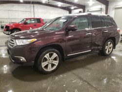 Toyota Highlander Vehiculos salvage en venta: 2012 Toyota Highlander Limited