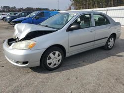 Vehiculos salvage en venta de Copart Dunn, NC: 2007 Toyota Corolla CE