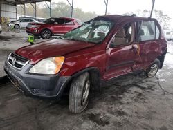 Vehiculos salvage en venta de Copart Cartersville, GA: 2002 Honda CR-V LX