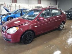 Hyundai Accent salvage cars for sale: 2007 Hyundai Accent GLS