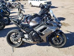 Kawasaki salvage cars for sale: 2021 Kawasaki EX650 M