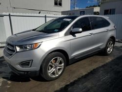 Ford salvage cars for sale: 2017 Ford Edge Titanium