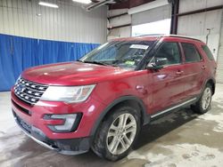 Ford Explorer salvage cars for sale: 2016 Ford Explorer XLT