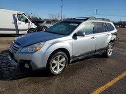 Subaru Outback salvage cars for sale: 2014 Subaru Outback 2.5I Limited