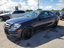 Mercedes-Benz c-Class salvage cars for sale: 2012 Mercedes-Benz C 250