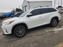 Toyota salvage cars for sale: 2019 Toyota Highlander SE