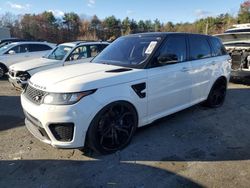 Land Rover salvage cars for sale: 2016 Land Rover Range Rover Sport SVR