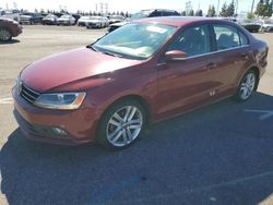 Volkswagen salvage cars for sale: 2015 Volkswagen Jetta SEL