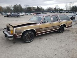 Ford Crown Victoria salvage cars for sale: 1987 Ford Crown Victoria Country Squire LX