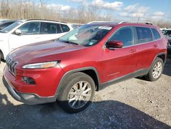 Jeep salvage cars for sale: 2017 Jeep Cherokee Limited