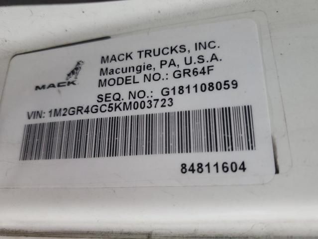 2019 Mack Granite