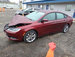 Salvage cars for sale from Copart Mcfarland, WI: 2015 Chrysler 200 S