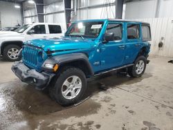 Jeep Wrangler salvage cars for sale: 2019 Jeep Wrangler Unlimited Sport