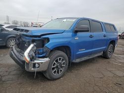 Toyota Tundra salvage cars for sale: 2017 Toyota Tundra Crewmax SR5