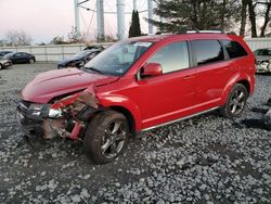 Dodge Journey salvage cars for sale: 2015 Dodge Journey Crossroad